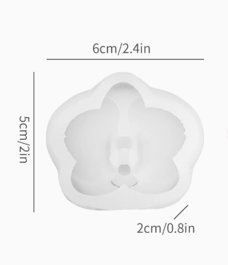 Силиконов молд Орхидея 3D – вид 1 №2607112 Молдове /Калъпи за Свещи Art, Home & Decor 13 Силиконов молд Орхидея 3D - вид 1 №2607112 - Image 2