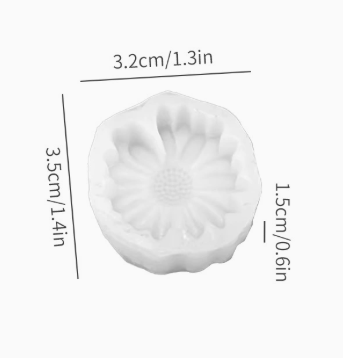 Силиконов молд Мини Маргаритка 3D №2607120 Молдове /Калъпи за Свещи Art, Home & Decor 13 Силиконов молд Мини Маргаритка 3D №2607120 - Image 2