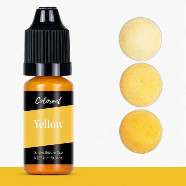 Течен оцветител за восък – Yellow / Жълт 10 мл Оцветители за свещи Art, Home & Decor