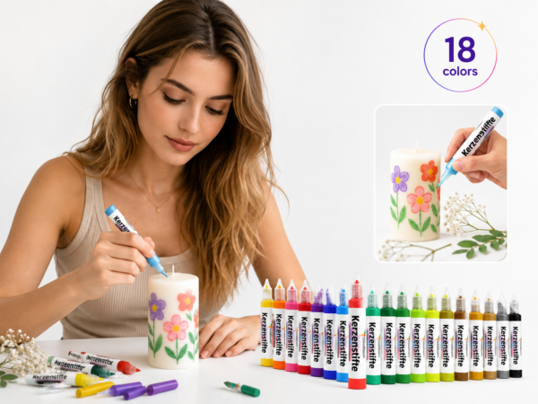 Paint for decoration and painting on candles – Candle Paint - Image 4